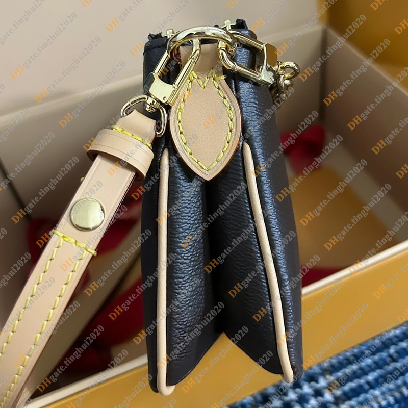 Ladies Fashion Casual Designe Luxury Pochette Bag Chain Bag Clutch Bag Wallet Crossbody Shoulder Bag Totes Handbag TOP Mirror Quality M83008 N00228 Pouch Purse
