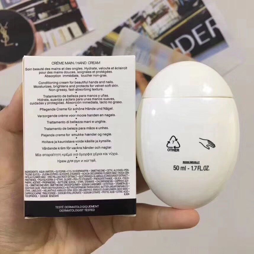 luxury brand Hand Cream Lotion LA CREME MAIN Veloute Adoucit Eclaircit Smooth Soften Brighten Creams Skin Care 50ml 1.7oz fast ship