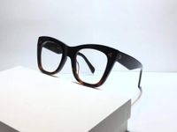 Black amber frame clear lens