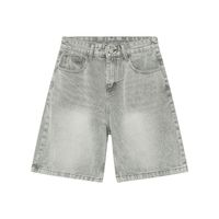Gray Denim Shorts