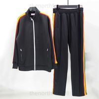 Rainbow Black Tracksuits