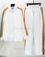 Rainbow White Tracksuits