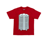 Red short-sleeved shirt1