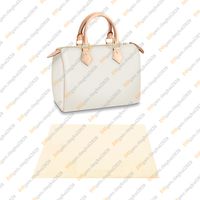 25CM Handle / White Grid / Dust Bag