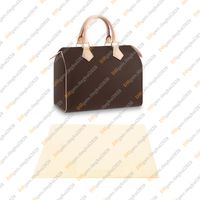 25CM Handle / Brown Flower / Dust Bag