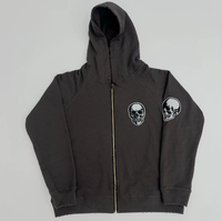 Brown zipper style