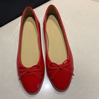 Red paint leather