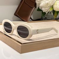 White gold frame grey lens