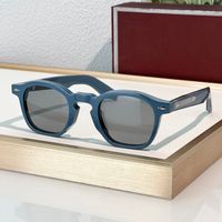 Blue frame grey lens
