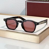 Amber frame red lens