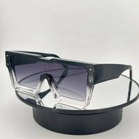 black clear frame gradient grey lens