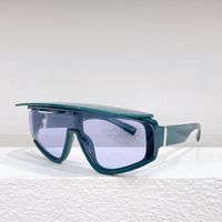 green frame ligh Purple lens