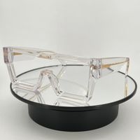 clear gold frame clear lens