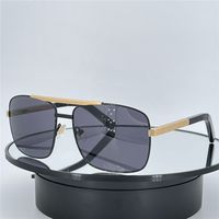 Black Gold Frame Grey Lens BK Leg