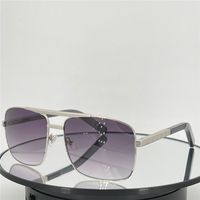 Silver Frame Gradient Grey Lens Grey Leg