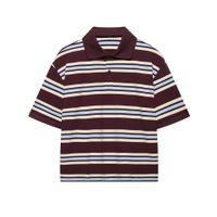 Burgundy short sleeve-B