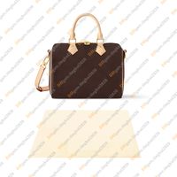 25CM Strap / Brown Flower/ With Dust Bag