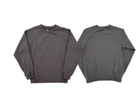Brownish grey Round-neck long-sleeved