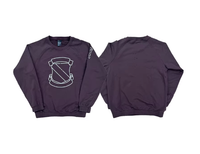 Brown Round-neck long-sleeved2