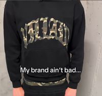 Black hoodie camouflage