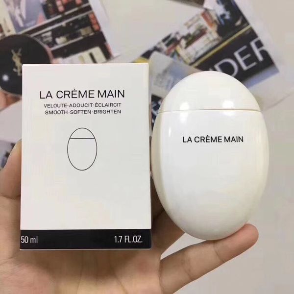 luxury brand Hand Cream Lotion LA CREME MAIN Veloute Adoucit Eclaircit Smooth Soften Brighten Creams Skin Care 50ml 1.7oz fast ship
