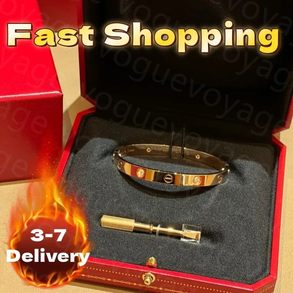 12A designer bracelets women bracelet bangle classic jewlery bracelets designer jewelry gold bracelet designer luxury jewelry Diamond bangle 18K Size 15-22