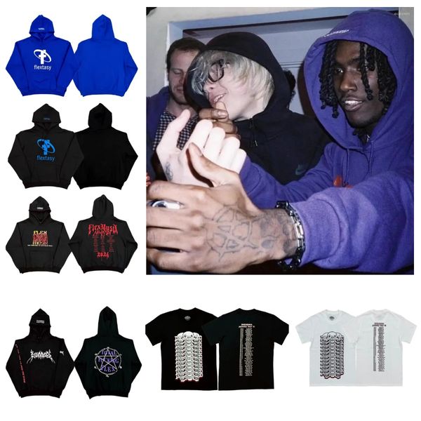 Men's Hoodies 2026 OsamaSon FlexMusix Total FLEXXX FANTASIES Hoodie Print Cotton Hooded Sweatshirt High-quality Cotton Hip-hop Youth StreetWash To Age For Men