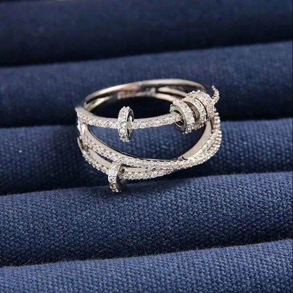 Designer Band Rings Women Men Silver Gold Fashion Ring Classic Size 5-11 Gold Letter Band Ring Luxury Couple Rings Gift