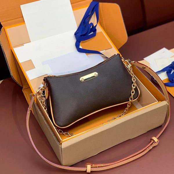 Exact Mirror Quality Liv Pochette Shoulder Bag Designer Underarm Bag Women Baguette Bag With Gift Box LL01A1