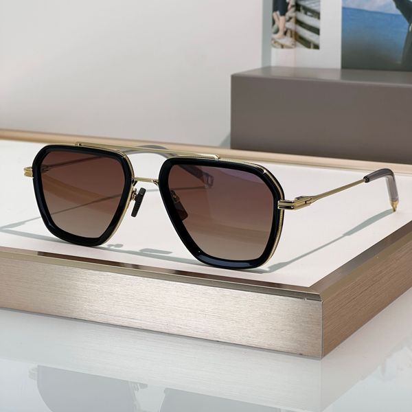 Fashion Sunglasses For Men Women Lancier LSA-433 Eyewear Designers Trendy Outdoor drive-in Beach Style Anti-Ultraviolet Metal Square Full Frame Goggles With Box