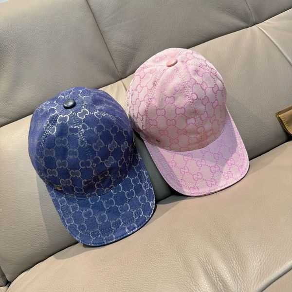 Top Quality Designer Baseball Cap Mens Woman Luxury Casquette Fashion Adjustable Hats Classic Embroidery Letter Brand Caps Black Pink High Quality Sunscreen Hat 02