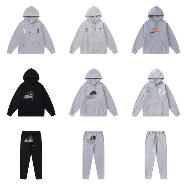 10A Fashion Man tracksuits embroidery warm women Y2k hoodies letter long sleeve Designer hoody pullover with pants zipper up trousers Size S-XL