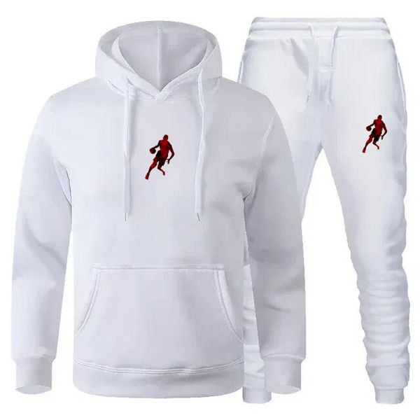 Men's Tracksuits 2025 Autumn/Winter Jogging Fitness Sportswear Set: Fashionable Long-sleeved Sweatshirt Casual Pants 2-piece Set