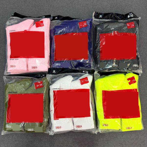 Men's Socks Sport Running Cotton Designer Running Soccer Basketball Sports Women Skateboard Stockings Grip Solid Classic Socks