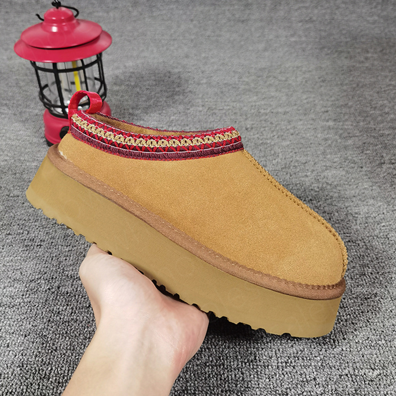 Designer snow boots women Tasman slippers platform Boot tazz slide Classic Micro ultra mini boot Shearling suede men shoes womens winter ankle booties size 35-46