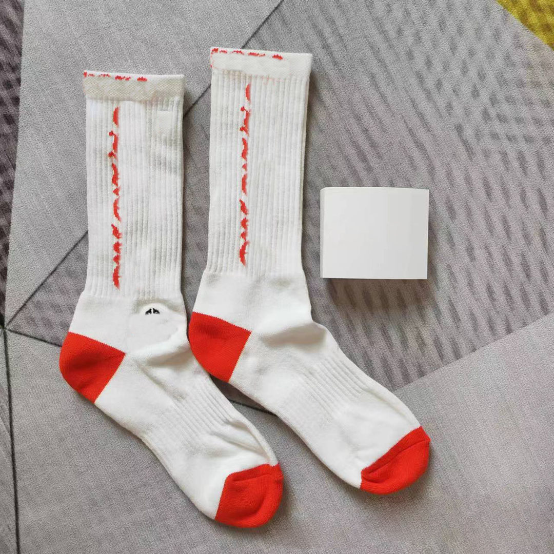 Men's Socks Designer For Autumn And Winter Warmth Mens Womens Long White Personalized Embroidery Designers Sports